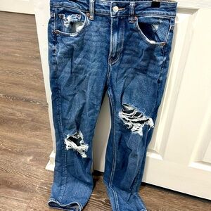 American Eagle tipped jeans size 6